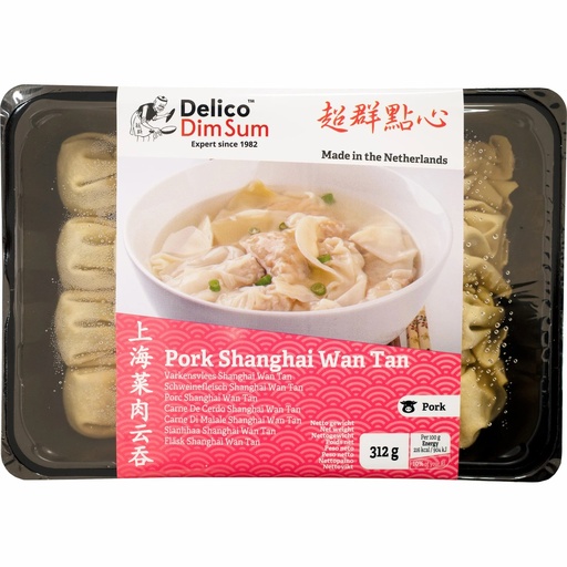 [10242] Delico Wonton Schweinefleisch nach "Shanghai-Art" 312g