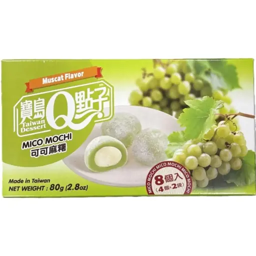 [12025] 宝岛Q点子 Mini麻薯 葡萄味 80g