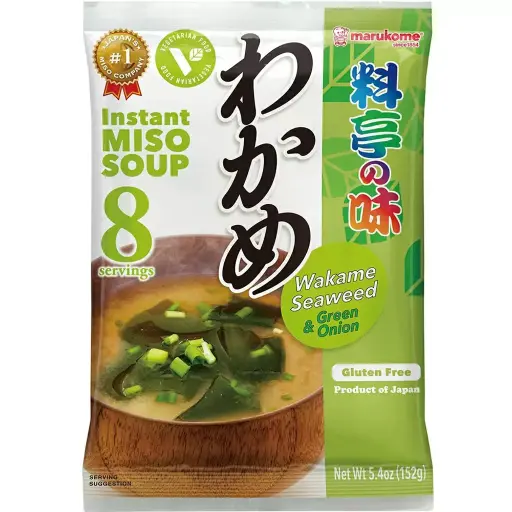 [12063] Marukome Misosuppe Wakame & Green Onion Vegetarian 152g