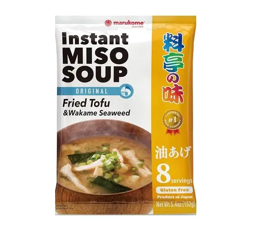 [12064] Marukome 炸豆腐裙带菜味噌汤 152g
