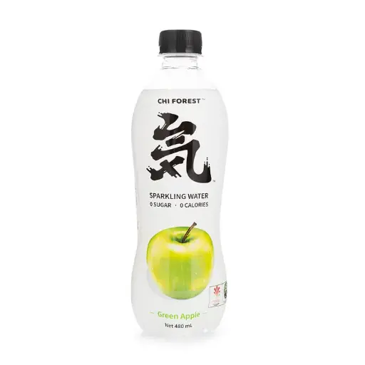 [12078] Chi Forest Erfrischungsgetränk grüner Apfel Geschmack zuckerfei 480ml