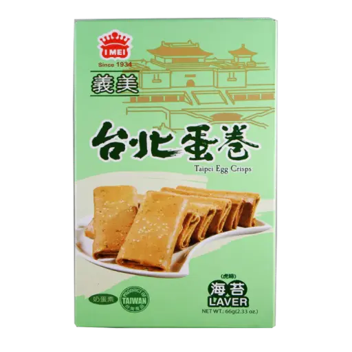 [12089] 义美 台北蛋卷 海苔味 66g