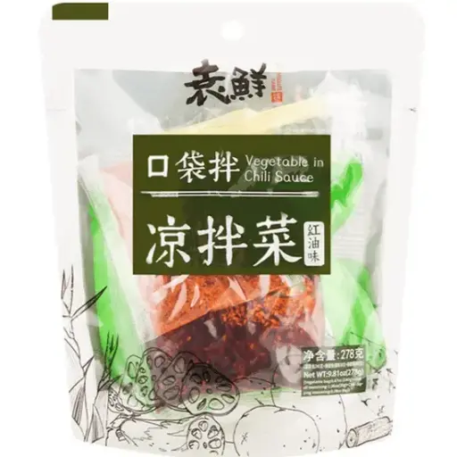 [12102] 袁鲜 口袋拌菜 红油味  278g (临期)