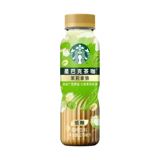 [12110] 星巴克 茶咖茉莉拿铁咖啡饮料 270ml