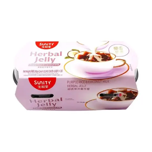 [12172] Herbal Jelly (Kokosnuss & Schwarzer Klebreis) 444g