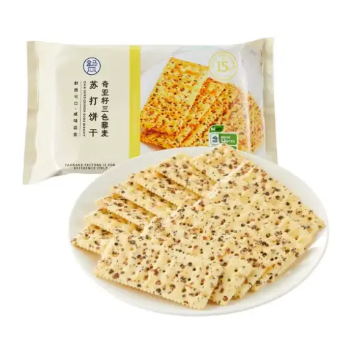 [12192] 盒马 奇亚籽三色藜麦苏打饼干 228g