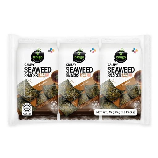 [10322] BIBIGO Seaweed Snack BBQ 15g