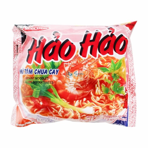 [10344] Hao Hao Instant Noodles Shrimp Hot & Sour 77g
