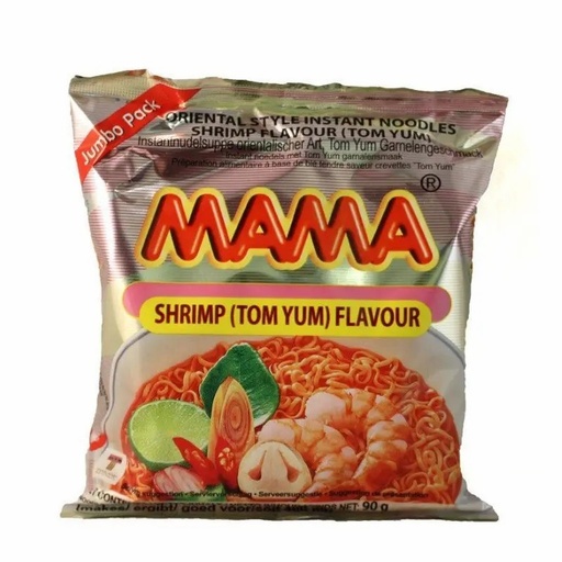 [10346] MAMA Instant-Nudeln Garnelen-Geschmack (Tom Yum) – Jumbo Pack 90g