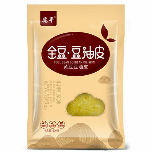 [10375] Yuanping Vollbohnen-Tofuhäute 200g