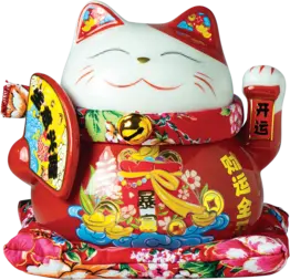 [12416] Jade Temple 招财猫15cm