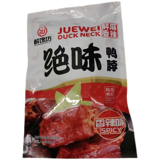 [12488] 解馋坊  鸭脖 香辣 105g