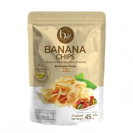 [12588] Bell Banana Chips Barbeque Flavor 45g