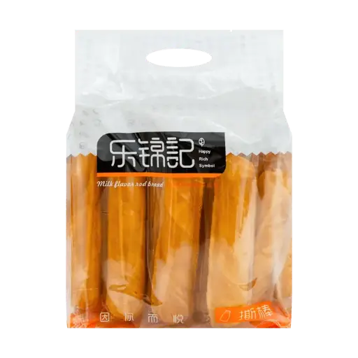 [12591] 乐锦记 奶香原味撕棒面包 380g