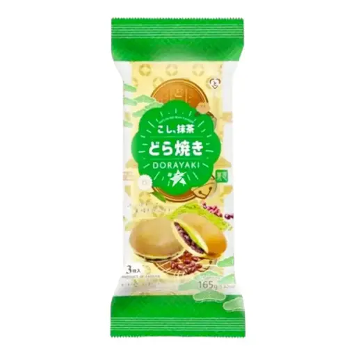 [12603] Tokimeki 抹茶红豆味铜锣烧 165g