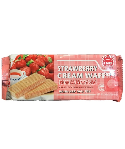 [10463] I MEI Wafer Erdbeeren 200g
