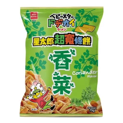 [12724] Baby Star 日本干脆面 香菜 70g