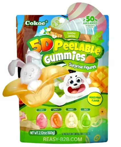 [12738] Schälbare Fruchtgummis Ostern Edition 75g