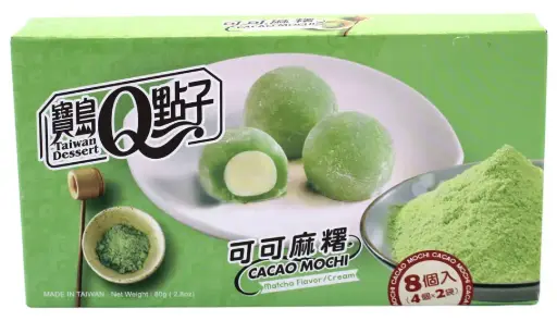[12739] Mini-Mochi mit Matchageschmack 80g