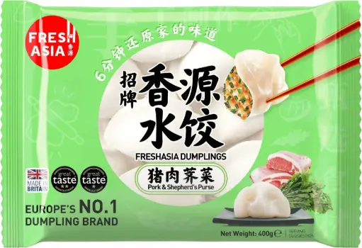 [12874] 香源 香源猪肉荠菜水饺 400g