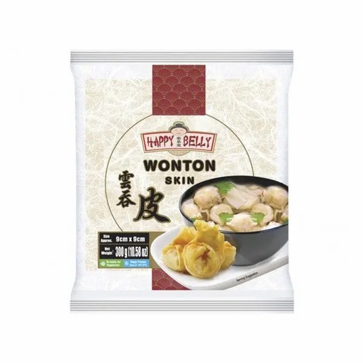 [10524] Happy Belly Wonton Teig 300g