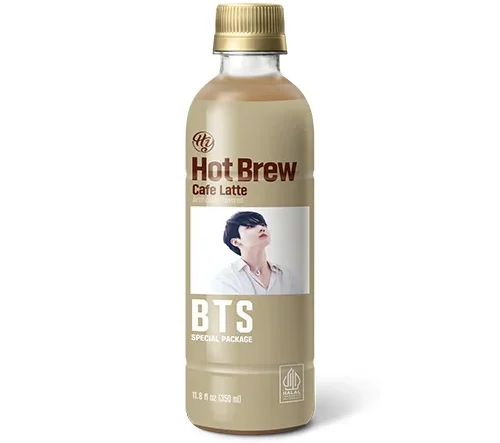 [12918] HY 拿铁咖啡 BTS联名款 350ml