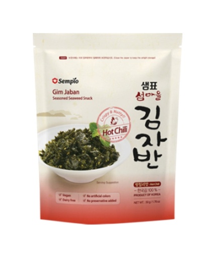 [10575] Sempio Crispy Seaweed Snack spicy 50g