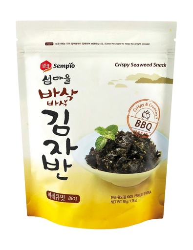 [10576] Crispy Seaweed Snack scharf BBQ 50g