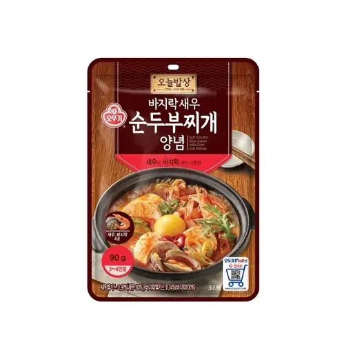 [13099] Ottogi Meeresfrüchte Soft-Tofu Suppenbasis 90g