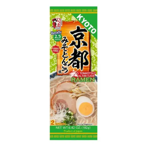 [13160] 五木 京都味噌豚骨风味拉面 186g