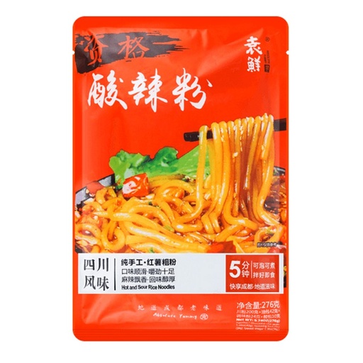 [10608] Instant sweet potato noodles, spicy and sour 276g