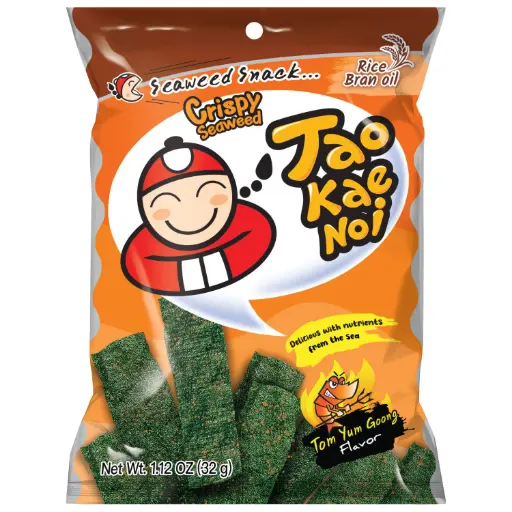 [13289] Knusprige Seetangsnack Tom Yum Geschmack 32g