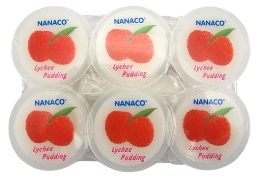 [10634] Nanaco Pudding with Lychee Flavor 480g