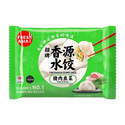 [10640] 香源 猪肉韭菜水饺 400g