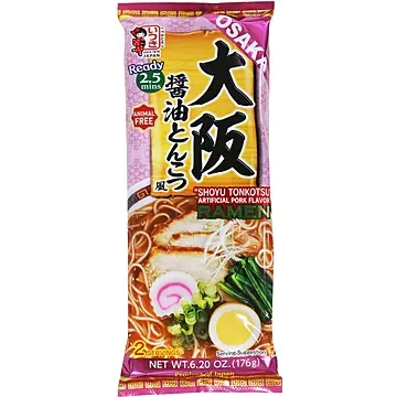 [13339] ITSUKI Osaka Ramen mit Shoyu- und Tonkotsu 186g