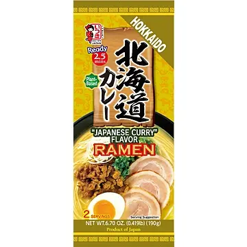[13340] Hokkaido Ramen mit japanischem Curry 186g