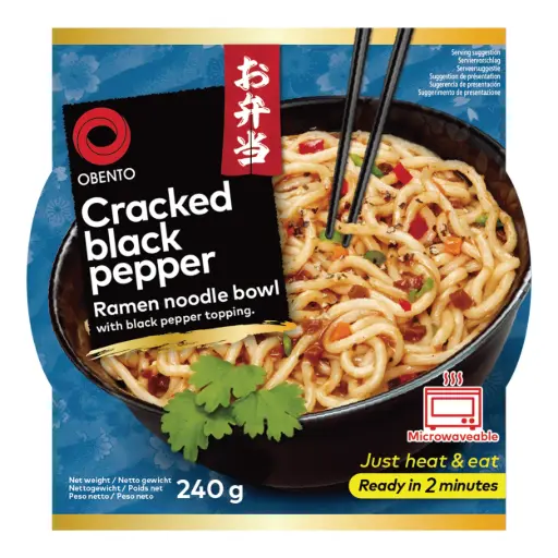 [13368] Instant Ramennudel schwarzem Pfeffer 240g