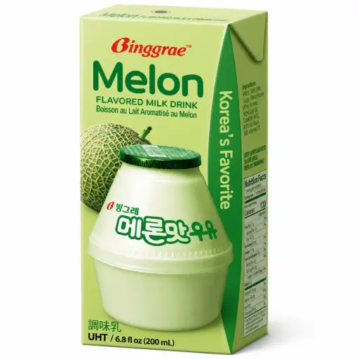 [13439] Binggrae Milchgetränk Melone 200ml