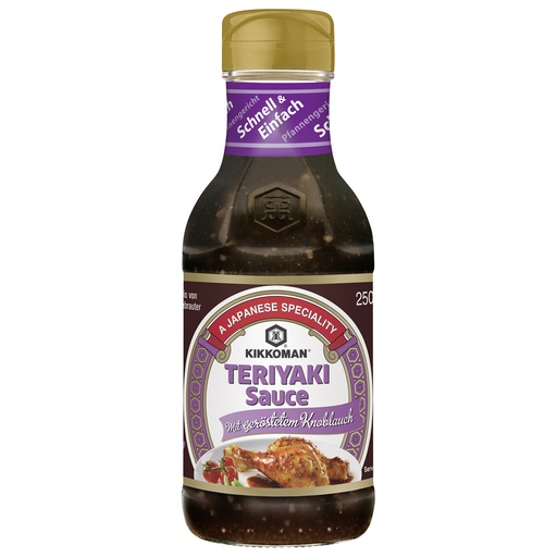 [10705] Kikkoman Teriyaki Sauce with Roasted Garlic 250ml