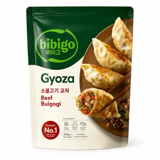 [13495] Bibigo Gyoza Rindfleisch Bulgogi & Gemüse 300g