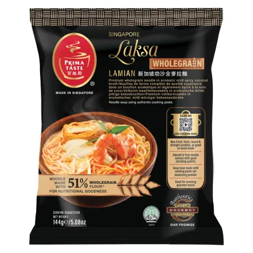 [13497] Prima Taste Vollkorn Ramen mit Laks Geschmack 144g