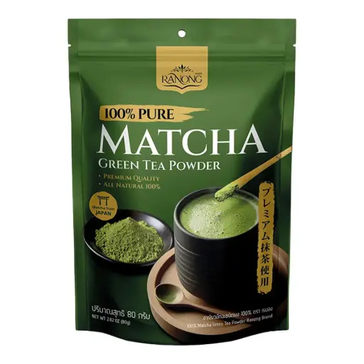 [13504] Ranong 100 % Matcha-Pulver 80g