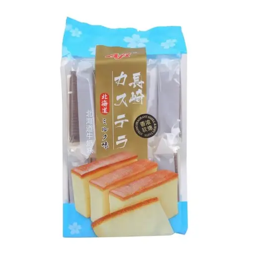 [13567] AJI Castella-Kuchen mit Hokkaido-Milchgeschmack 330g