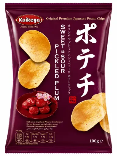 [13583] Koikeya 薯片 酸梅味 100g