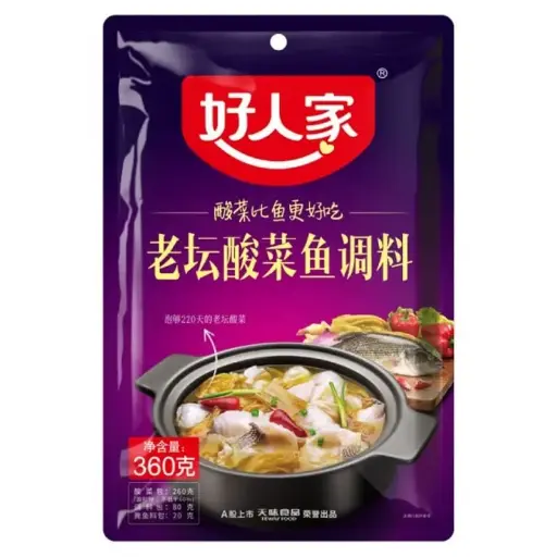 [13595] 好人家 老坛酸菜鱼调料 360g