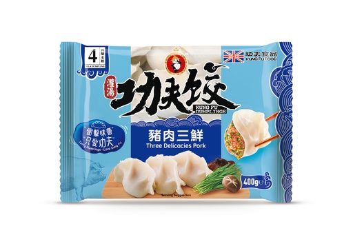 [10813] 功夫 猪肉三鲜水饺 400g