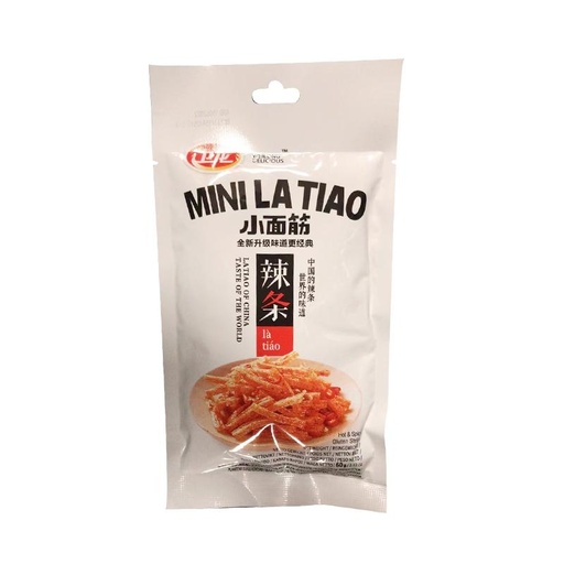 [10819] "Latiao" spicy wheat gluten snacks 60g
