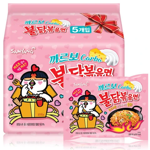 Samyang Buldak Ramen  – Carbonara (Pink)