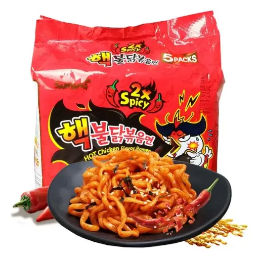 三养 火鸡面 双倍辣红色