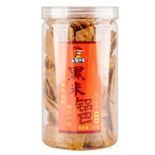 [10873] 无名小卒 麻辣黑米锅巴 210g